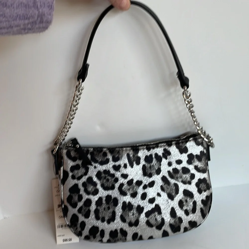 INC International Concepts cheetah print small evening bag or makeup bag